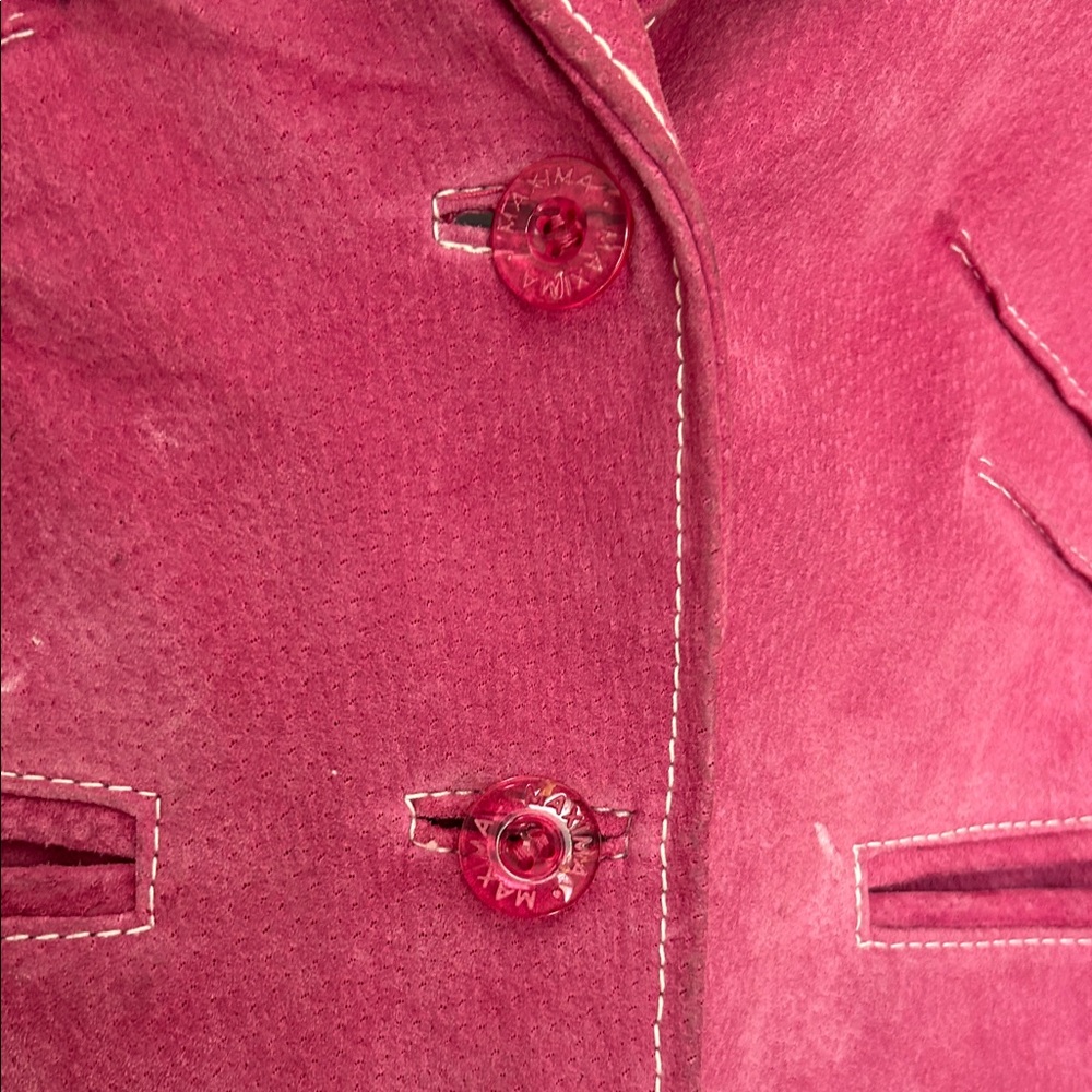Wilson’s Vintage Pink Suede Jacket /Maxima Line - Picture 3 of 12